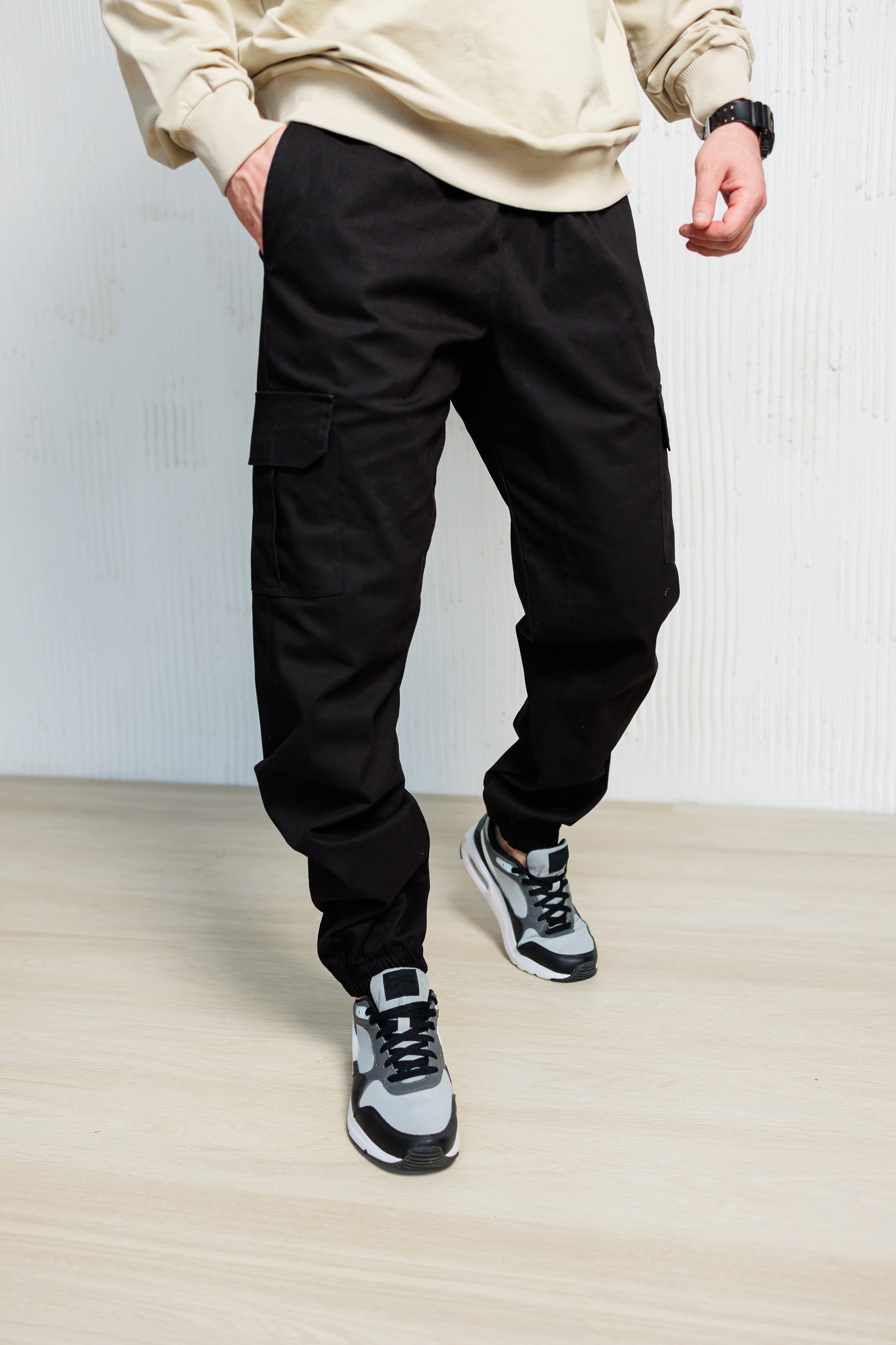 Polyester Mesh Fabric Med-Athletica Unisex Scrub Trousers - Cargo Jogger Style With 4 Pockets