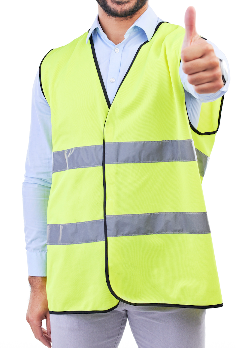 Neon Pro High Visibility Polyethylene Vest
