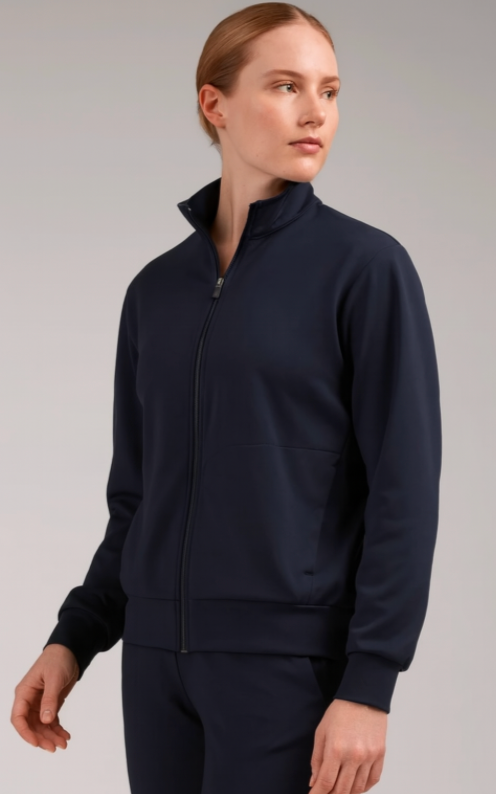 Polyester Mesh Moisture Wicking & Odor Protection Fabric Med-Athletica 3 Piece Unisex Scrub set - 6 pockets (2 pocket Jacket 4 pocket cargo jogger pant)