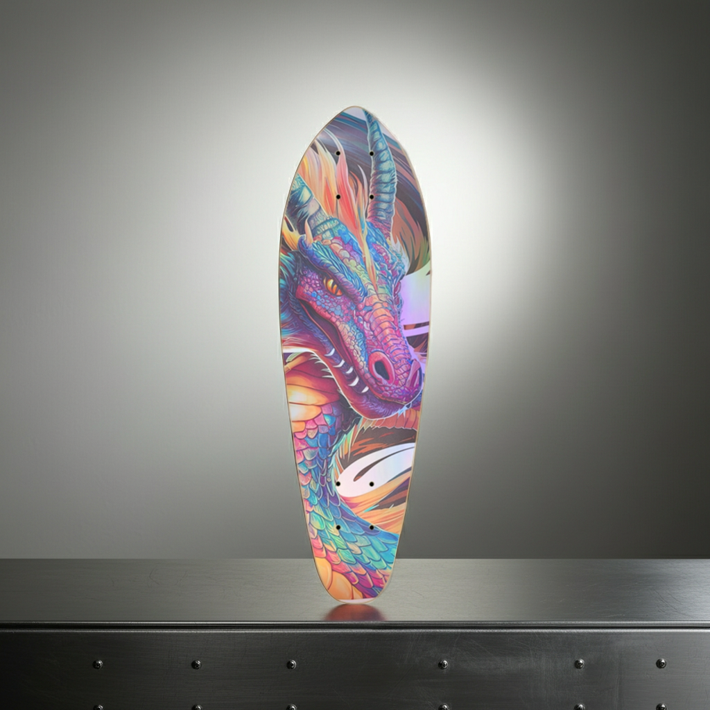 Custom Friendly Dragon Skateboard for Kids & Adults