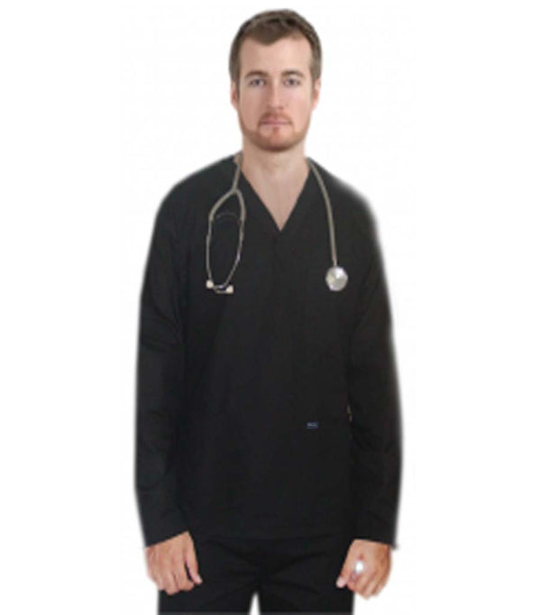 Stretchable Unisex Scrub Set V Neck - 6 Pockets (3 Pockets Top & 3 Pockets Pant), Full Sleeves