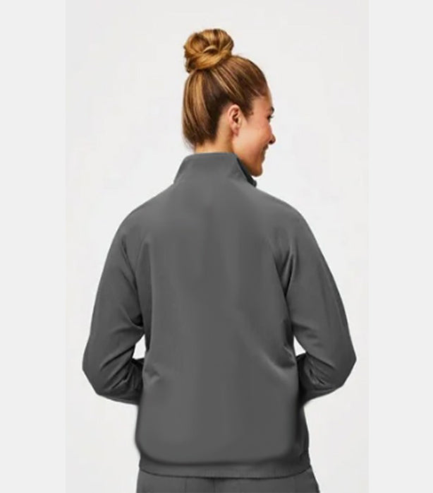 Unisex Performance Scrub Jacket 2 Pockets with Zip Closure and Ribbed Cuffs