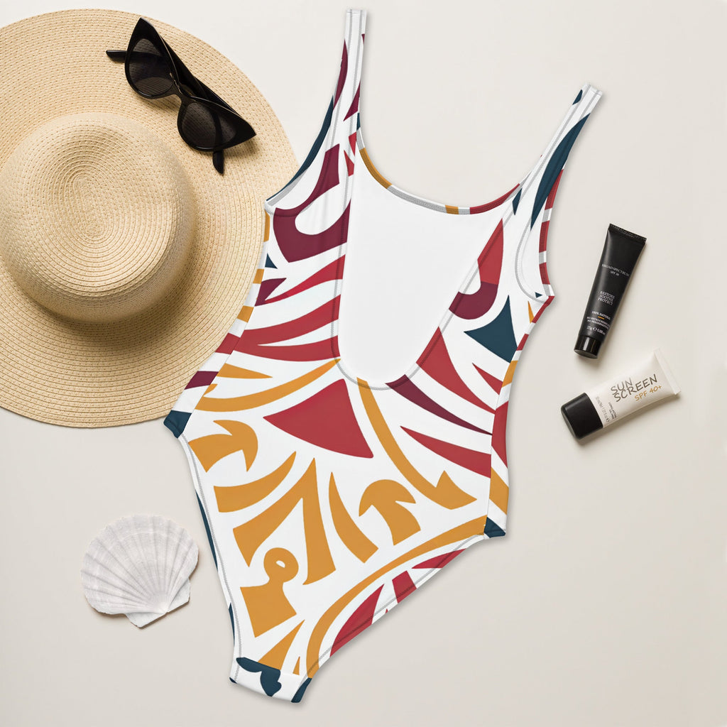 Dragon Crest One-Piece Swimsuit