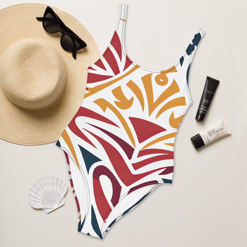 Dragon Crest One-Piece Swimsuit