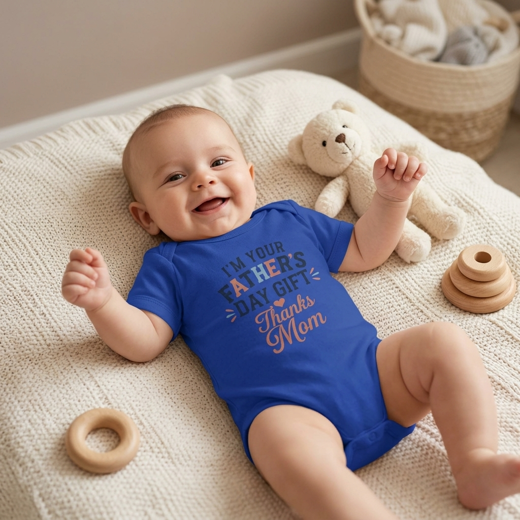 Father’s Day Baby Onesie – “I’m Your Father’s Day Gift” | Cute Infant Outfit