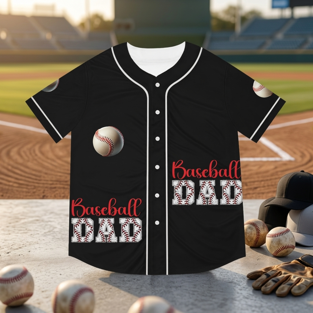 Baseball Dad Jersey - Perfect Gift for Sports Dads