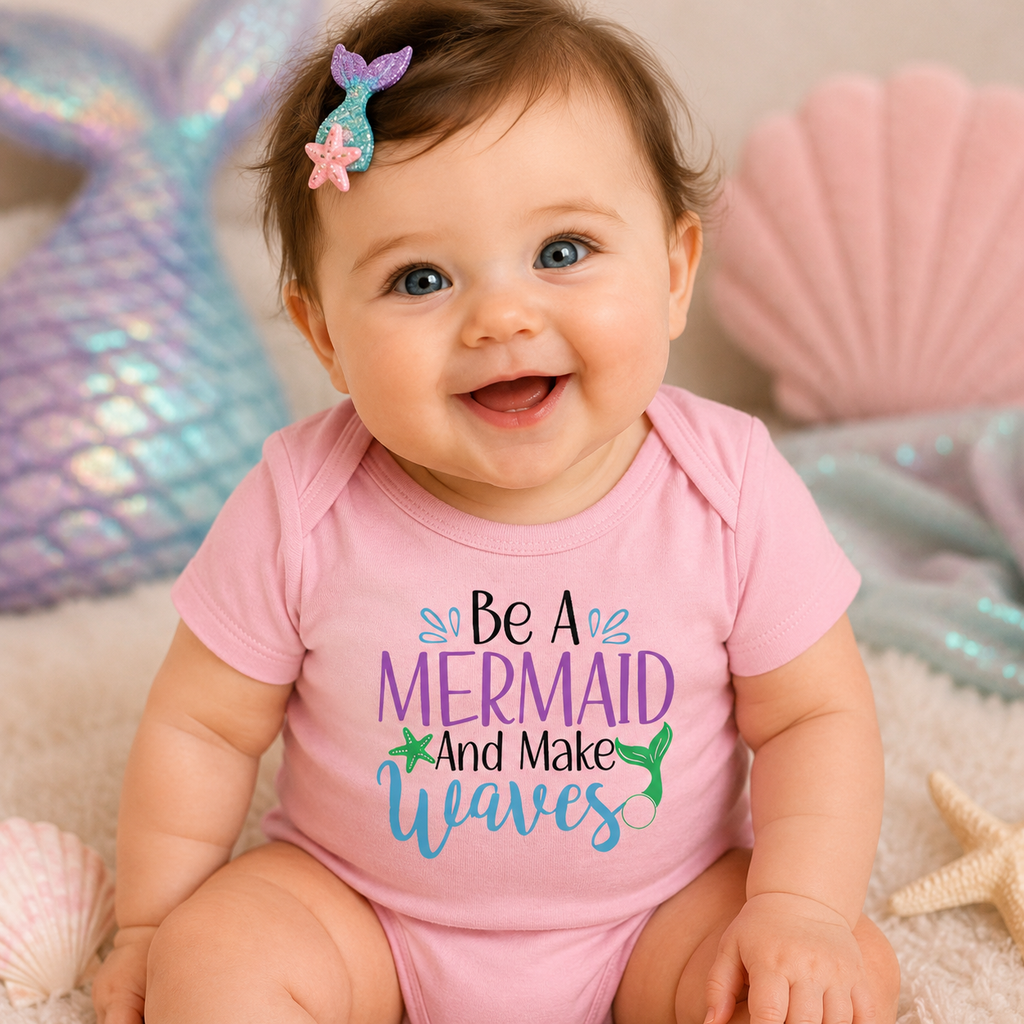 Be a Mermaid Infant Bodysuit | Mermaid Baby Gift