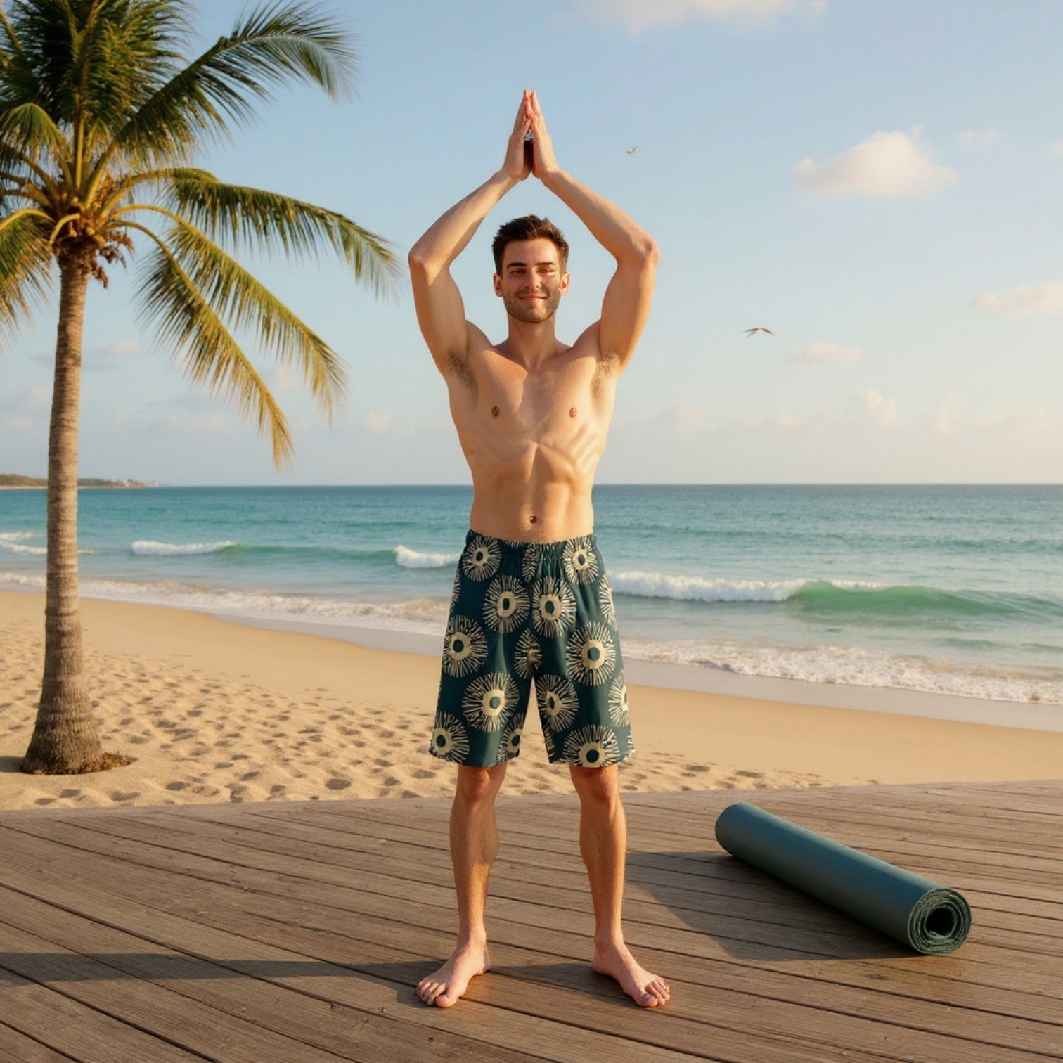 Men’s Sports Shorts - Boho Stars