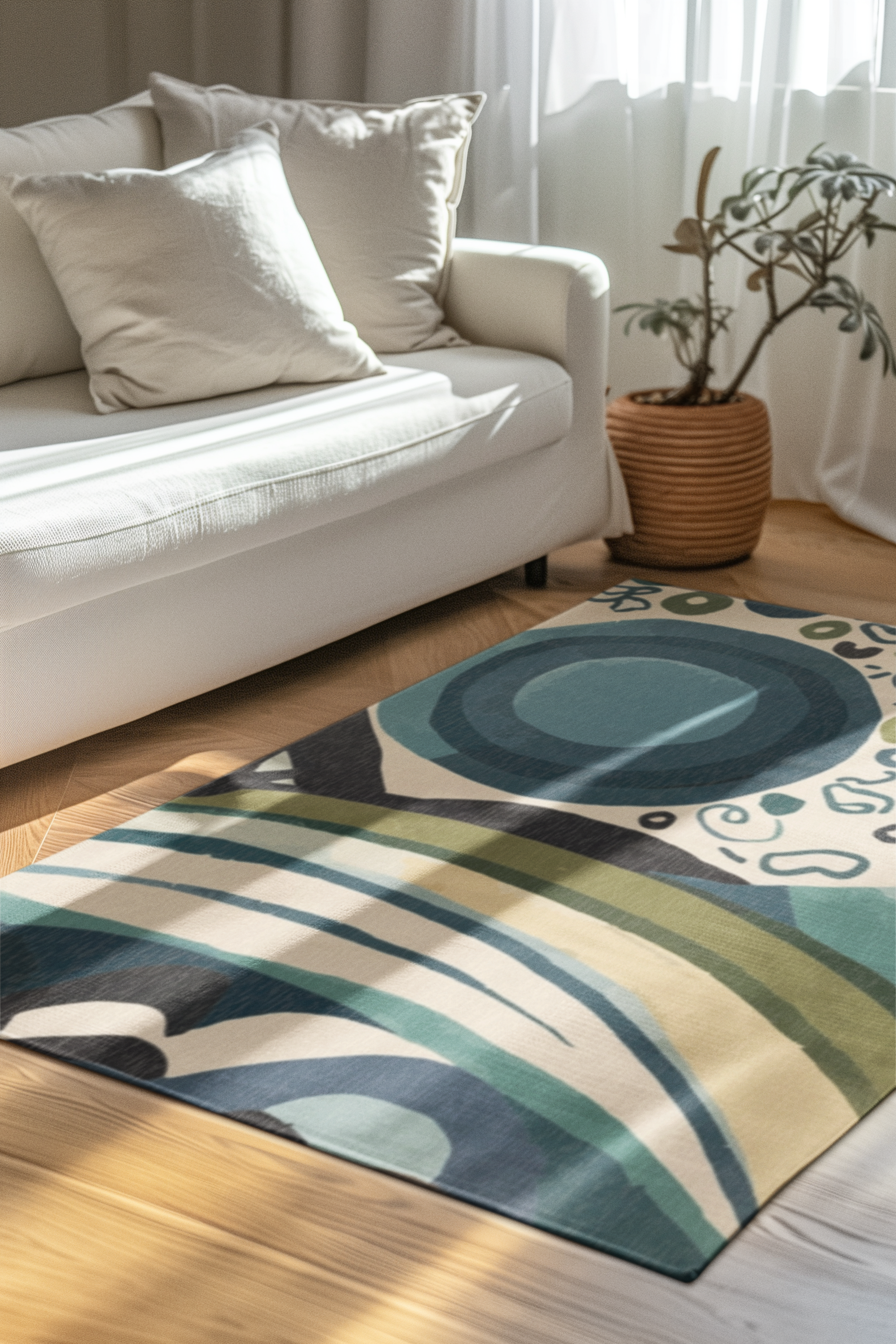 Bold Wave Area Rug
