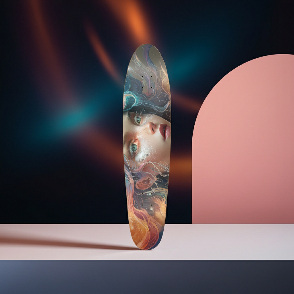 MerDreams Longboard – Mermaid Ocean Cruiser Board