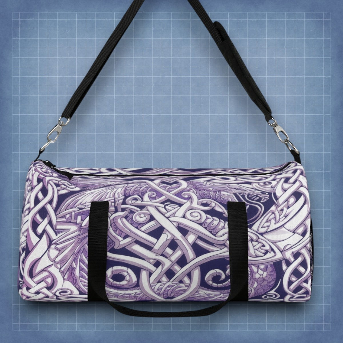 Celtic Knot Duffel Bag – Stylish Sports & Weekend Carryall