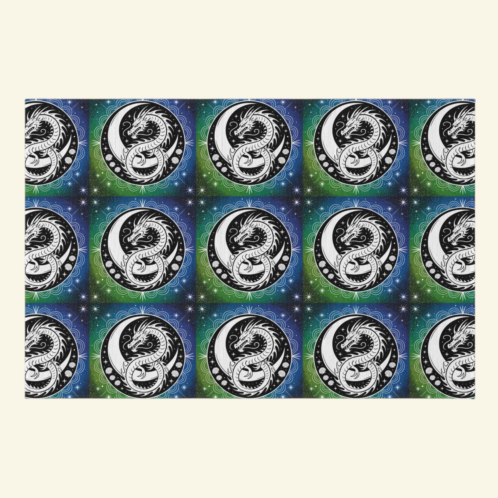 Bohemian Dragon Outdoor Rug