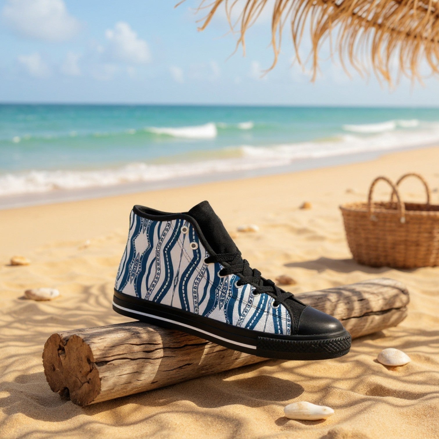 Men's Classic Sneakers - Downward Octopus