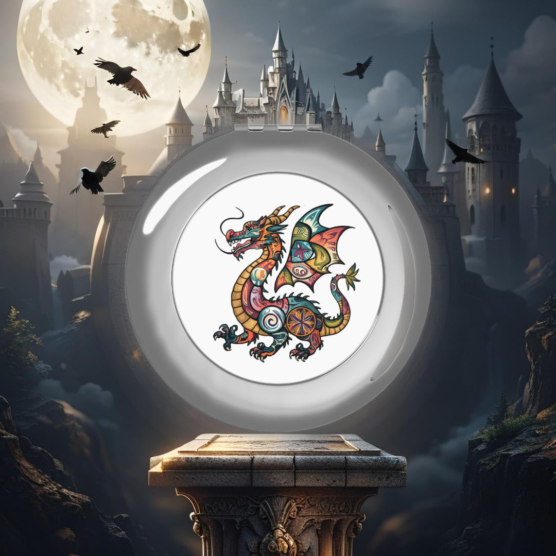 Compact Travel Mirror - Dragon Crest