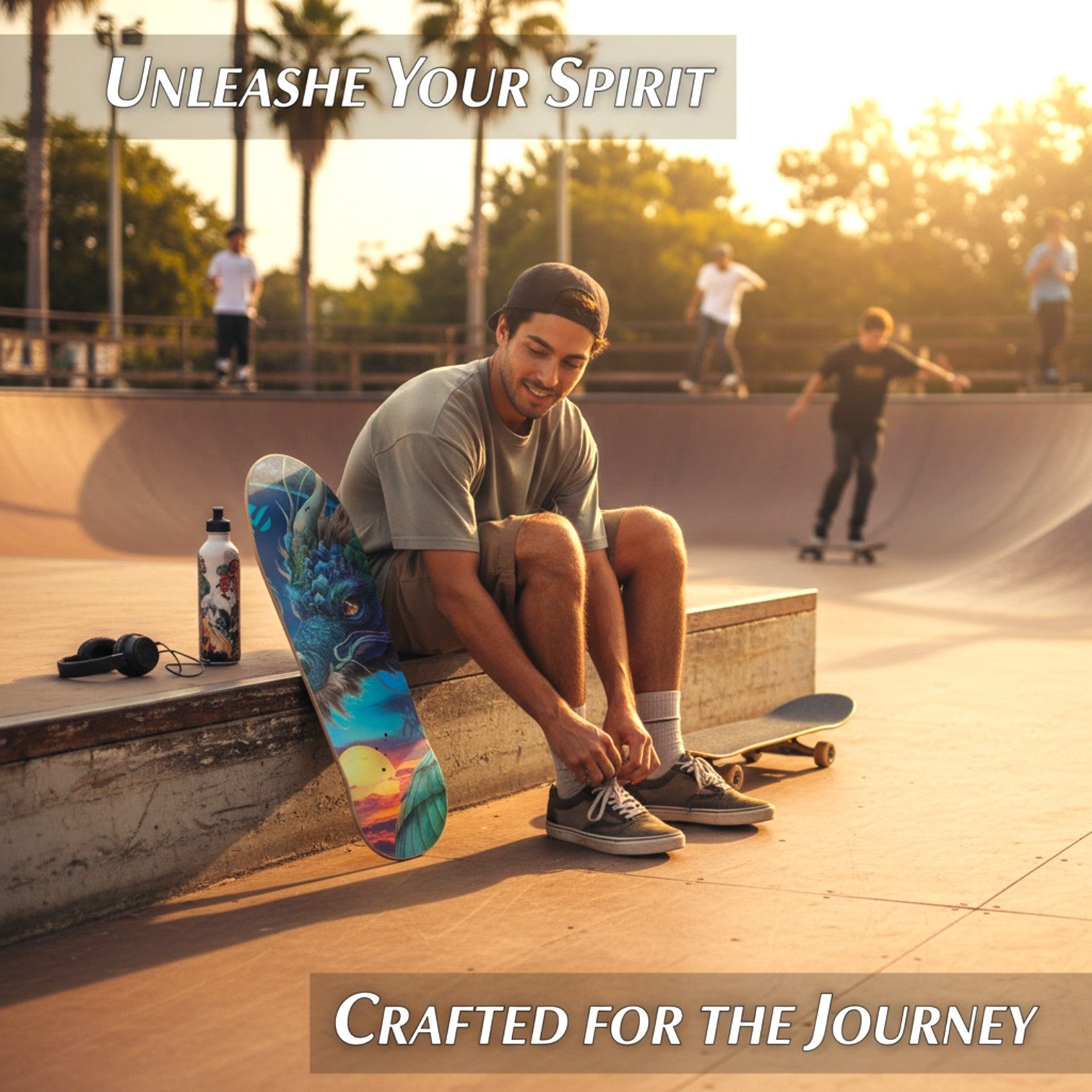 Custom Dragon Power Skateboard – Personalized Dragon Deck