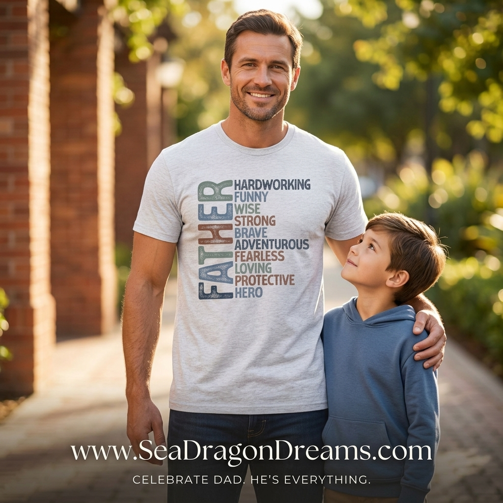 Inspirational Father’s Day T-Shirt – Cotton Gift Tee