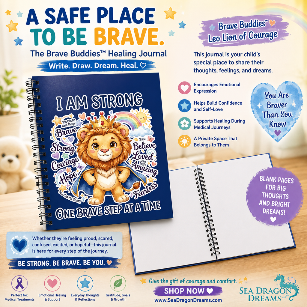 I Am Strong Lion Notebook | Brave Buddies™
