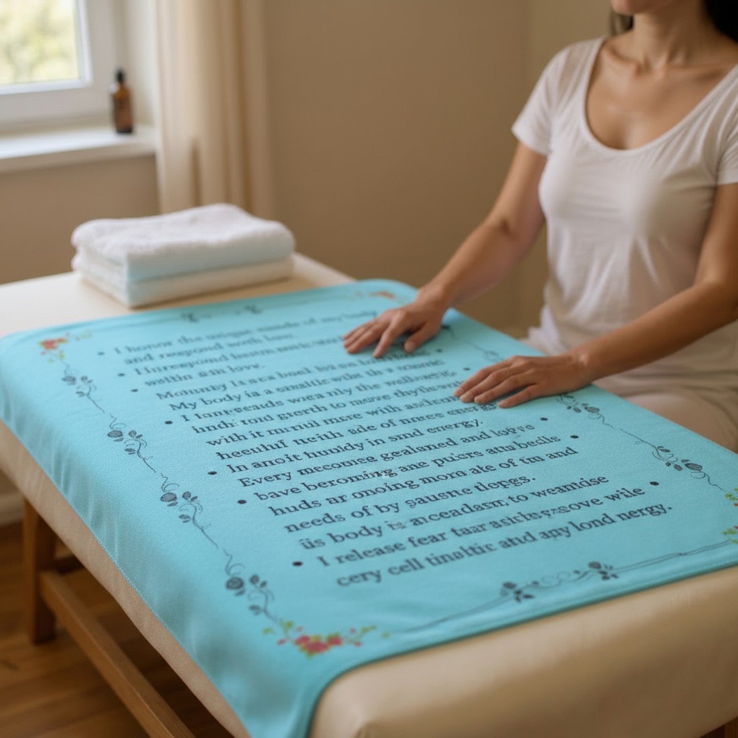 Fleece Sherpa Blanket - Healing Words of Love