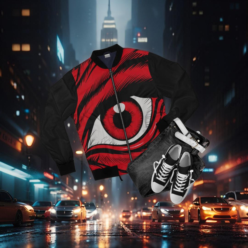 Men's Bomber Jacket  - Red Eye