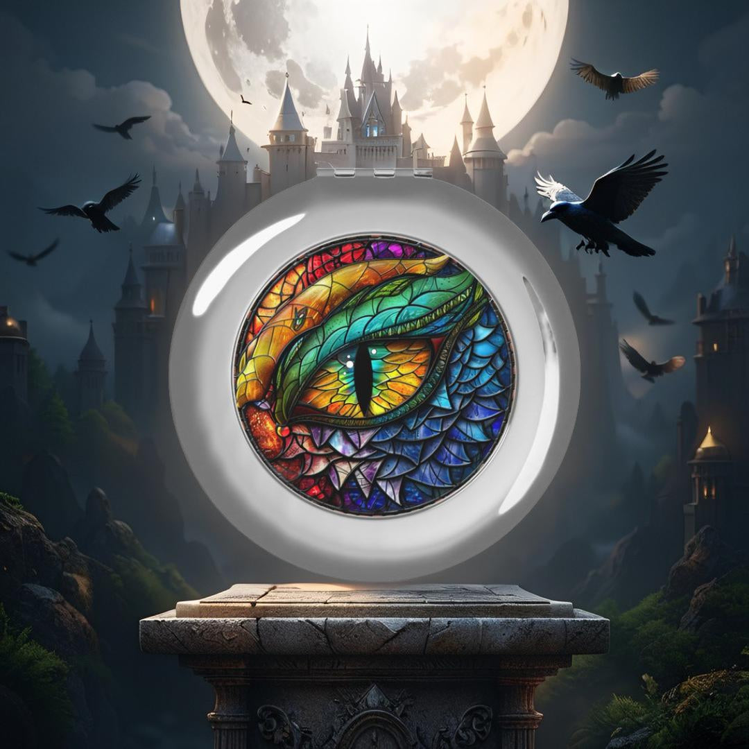 Compact Travel Mirror - My Dragon