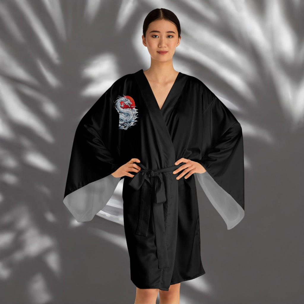 Long Sleeve Kimono Robe - Emperor Dragon