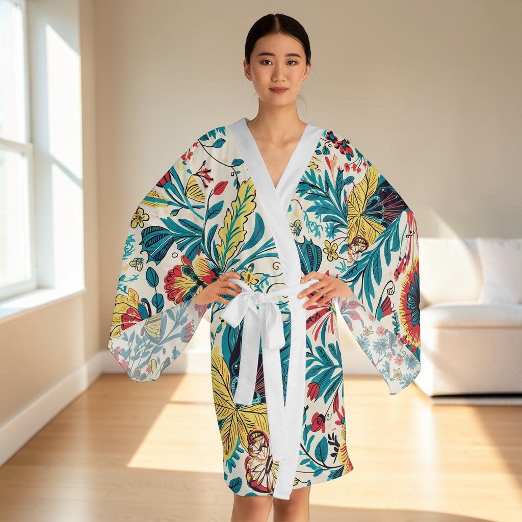 Florida Floral Kimono Robe – Wrap Yourself in Sunshine