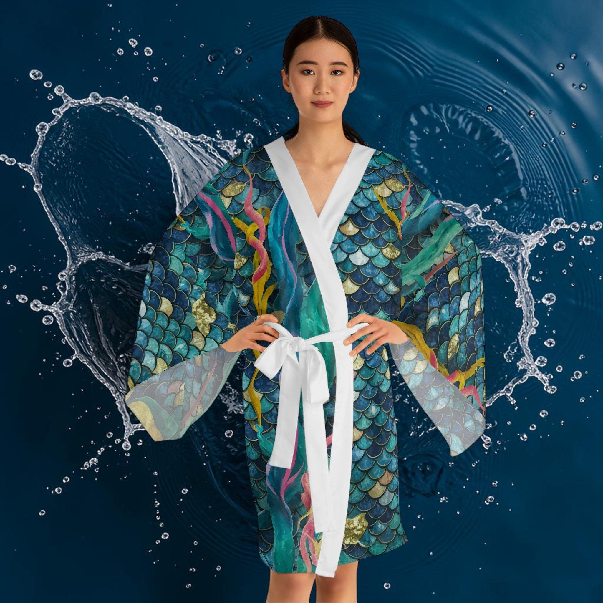 Mermaid Scale Party Kimono – Shimmer. Shine. Slay.