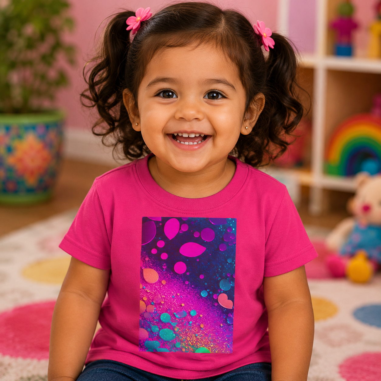 Infant Fine Jersey Tee - Magic Glitter