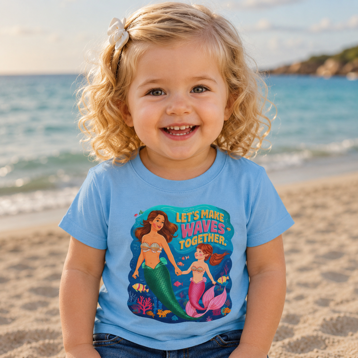 Infant Fine Jersey Tee - Make Waves Together