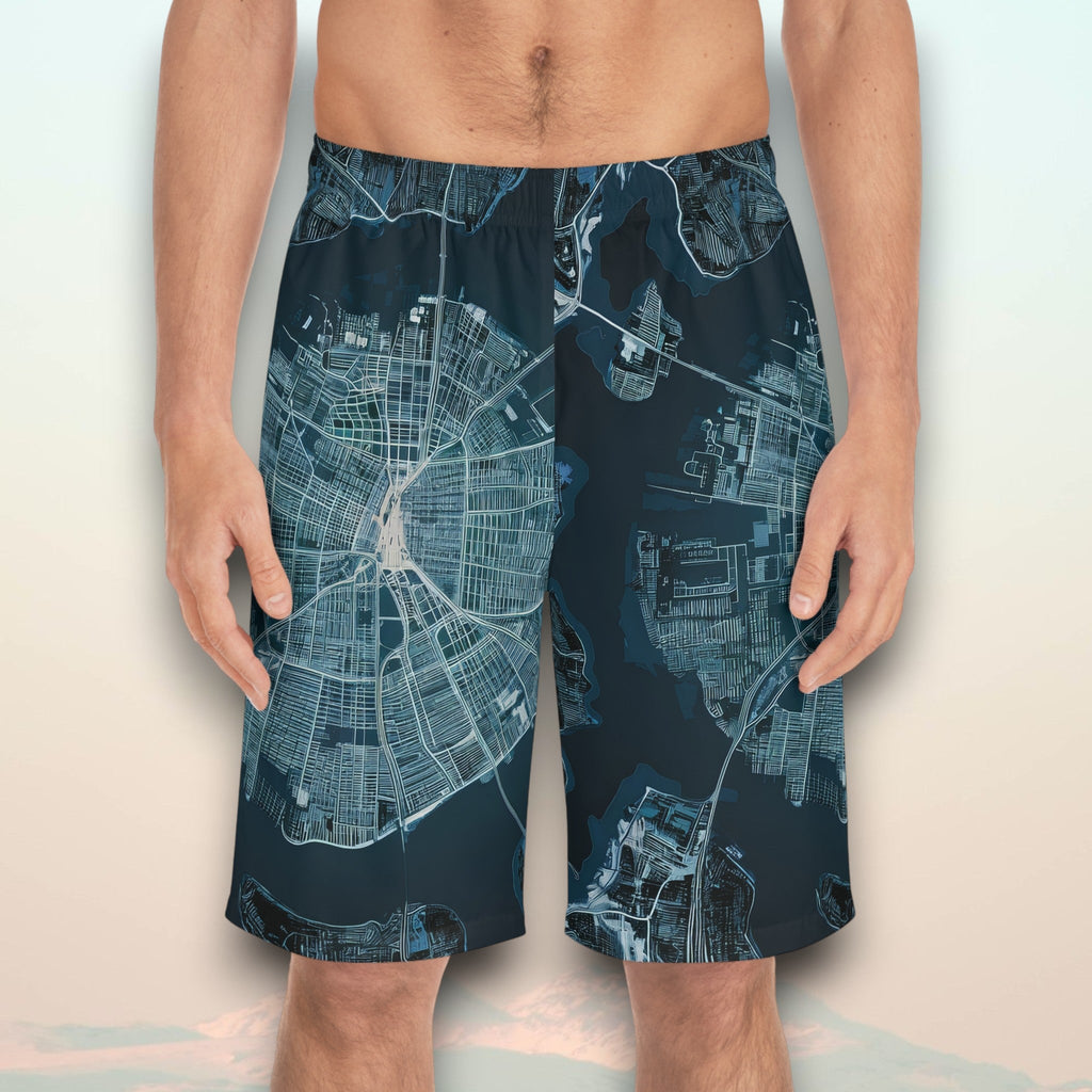 Men's Board Shorts - Maps