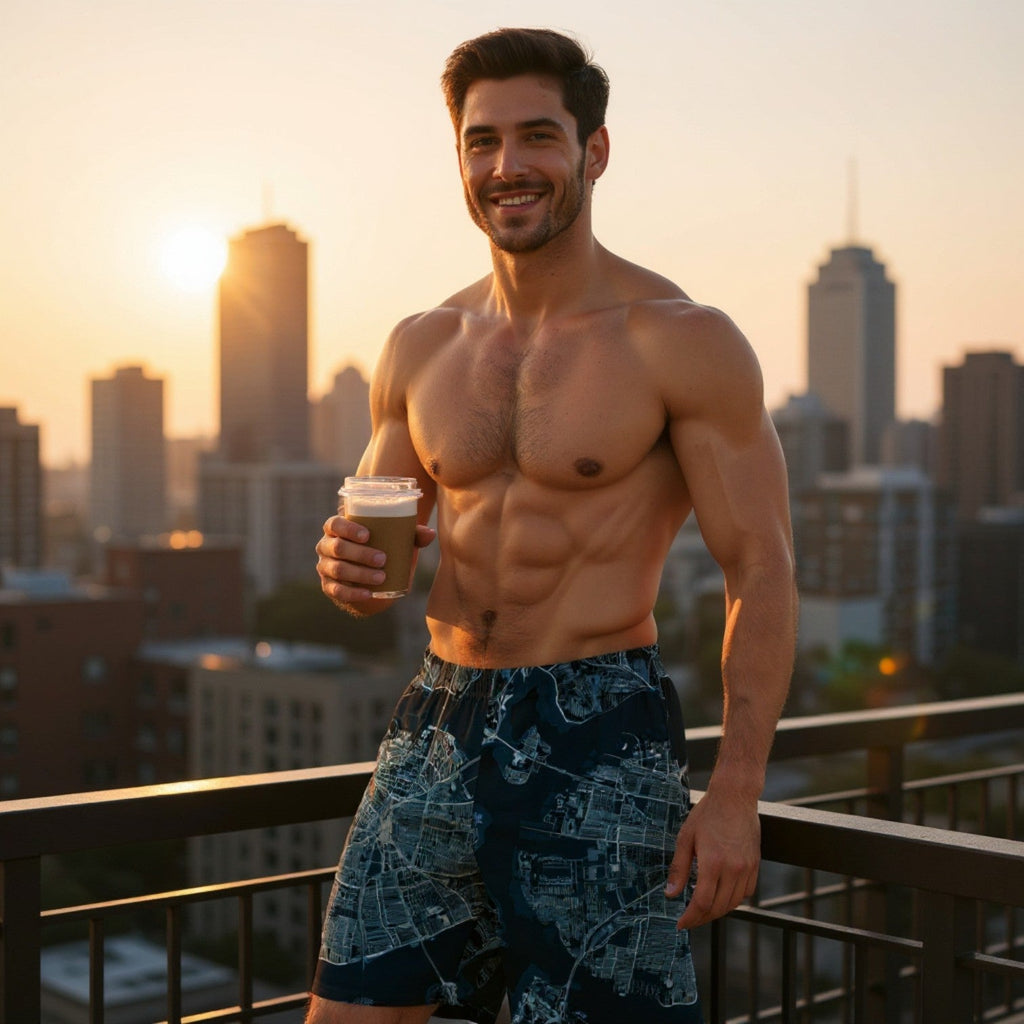 Men's Board Shorts - Maps