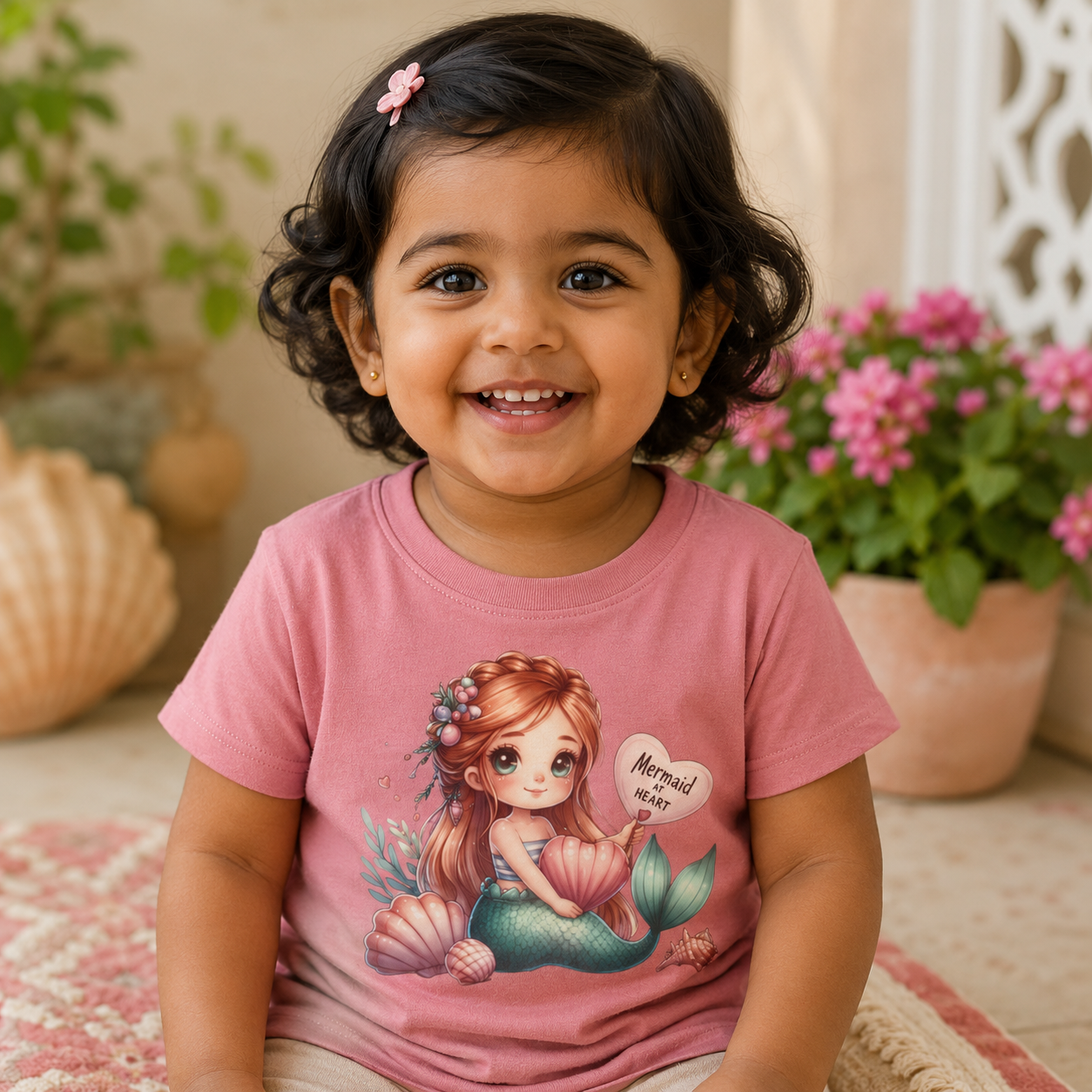 Infant Fine Jersey Tee - Mermaid At Heart