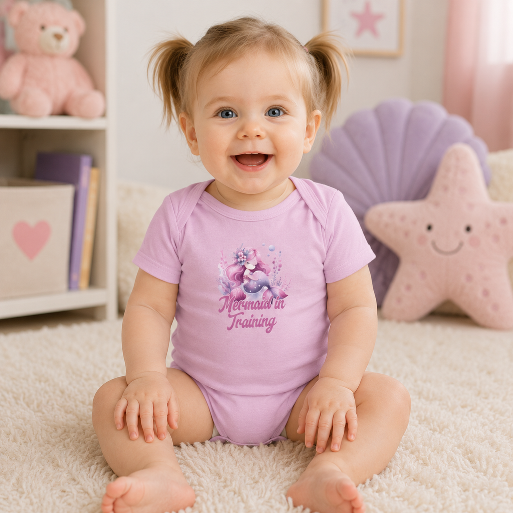 Baby Short Sleeve Onesie® - Mermaid In Training