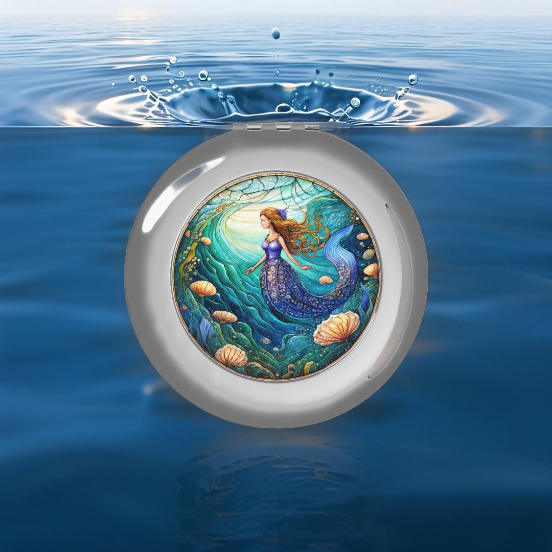Compact Travel Mirror - Mermaid Life