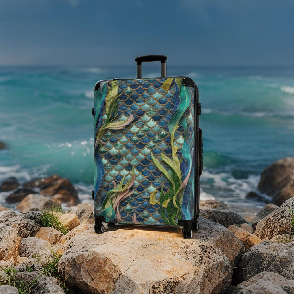 Mermaid Scale Party Suitcase