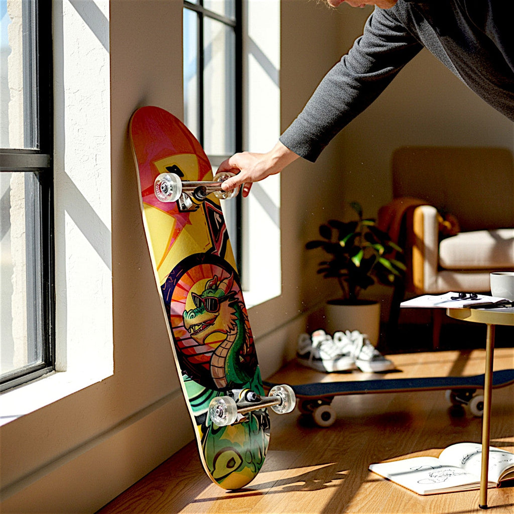 Mr. Cool Dragon Skateboard – Personalized Custom Deck