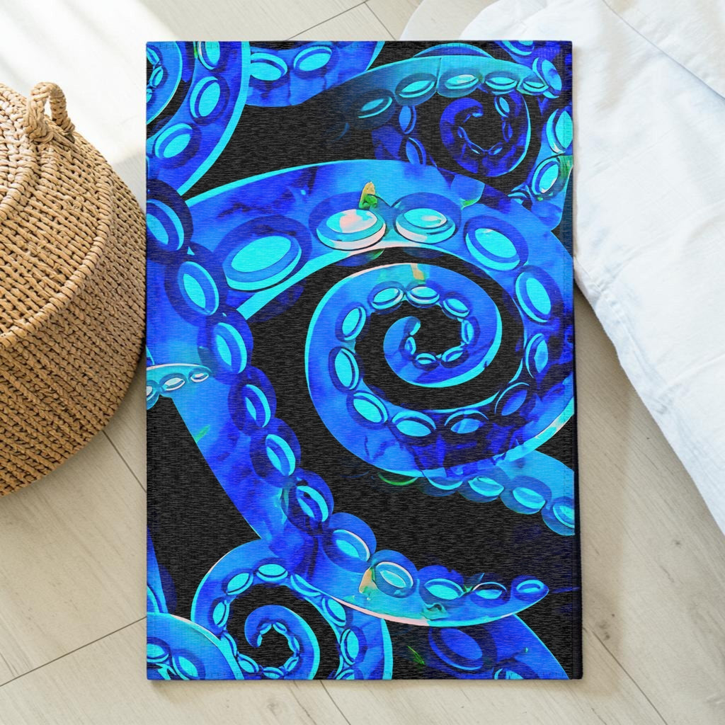 Ocean-Inspired Area Rug, Nautical Decor, Coastal Vibes