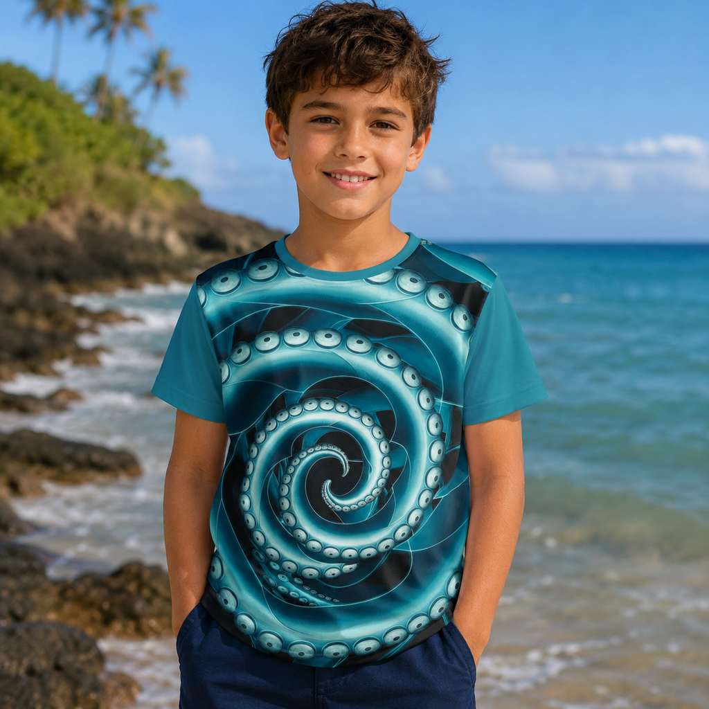 Kids Sports Jersey - Octopus Twist