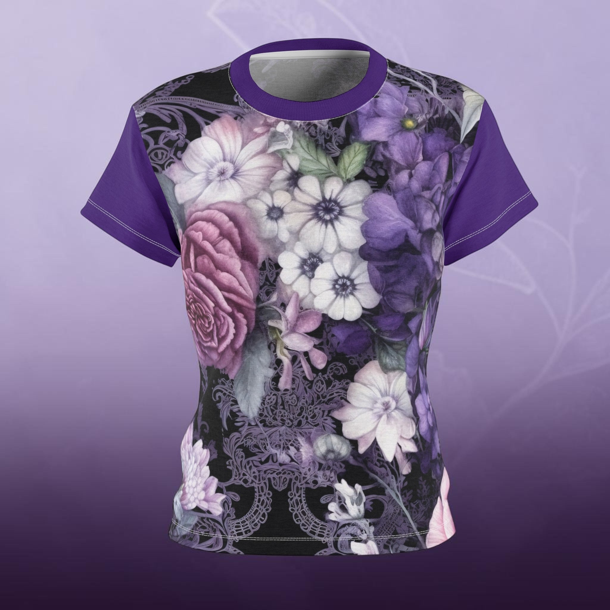 Floral Purple Women's Tee