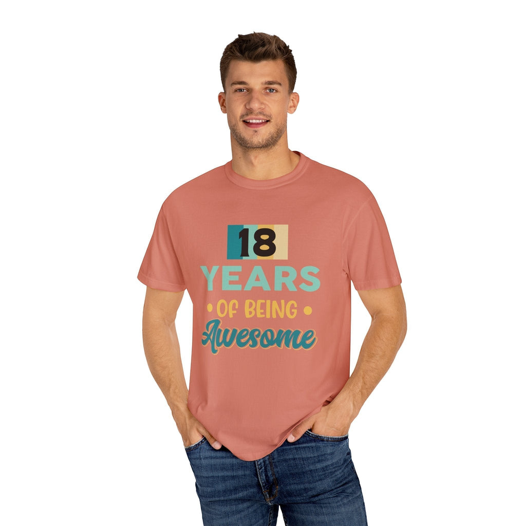 18th Birthday Unisex T-Shirt, Awesome Milestone Tee