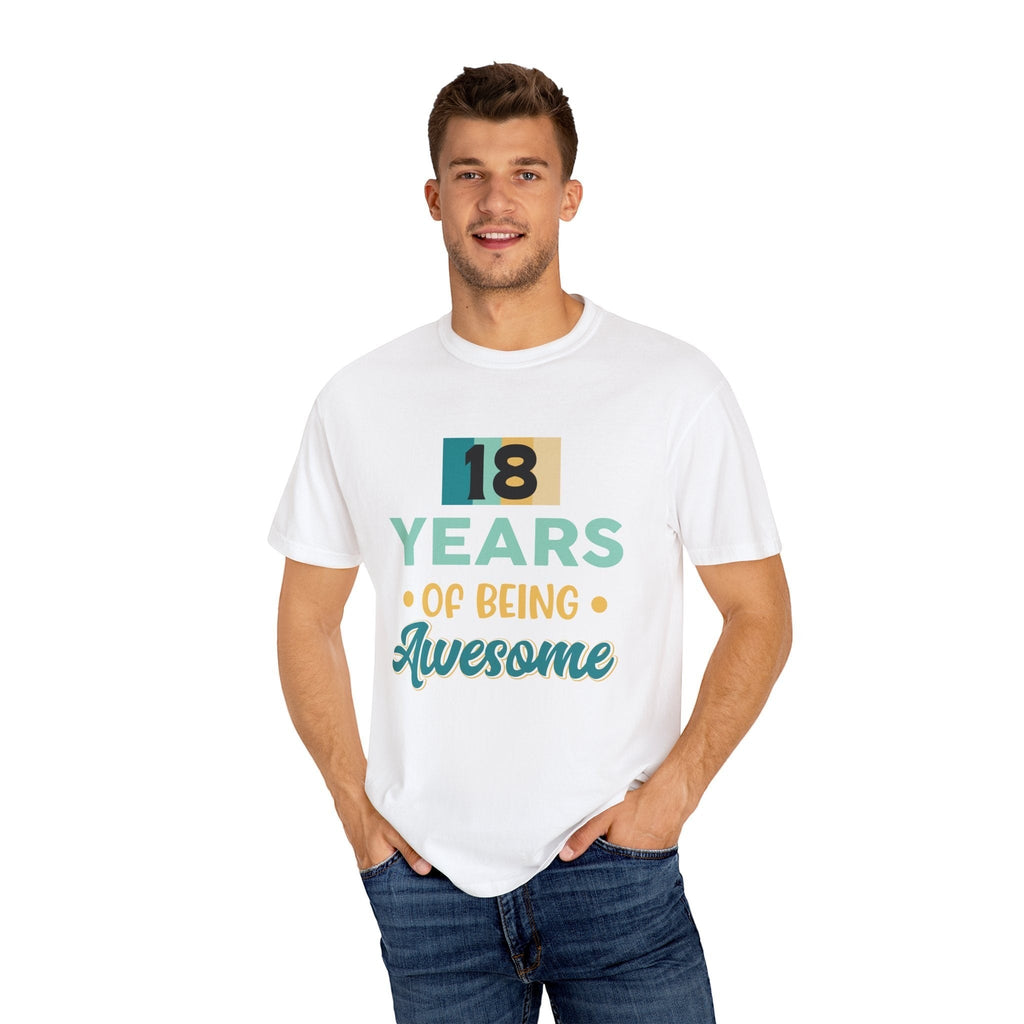 18th Birthday Unisex T-Shirt, Awesome Milestone Tee