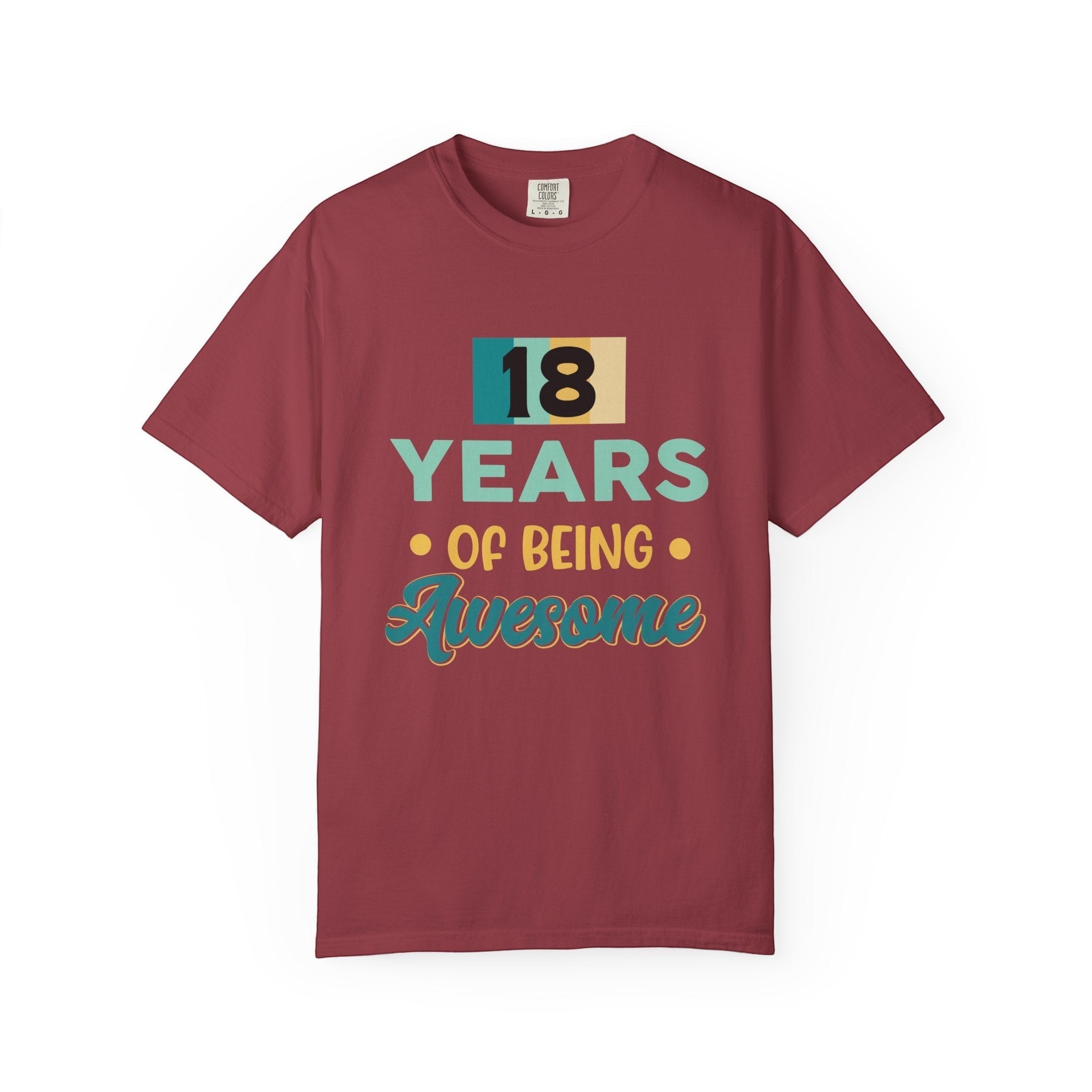 18th Birthday Unisex T-Shirt, Awesome Milestone Tee