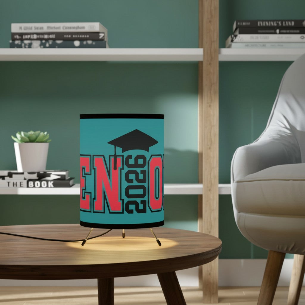 2026 Graduation Tripod Lamp – Class of 2026 Dorm Decor & Senior Gift