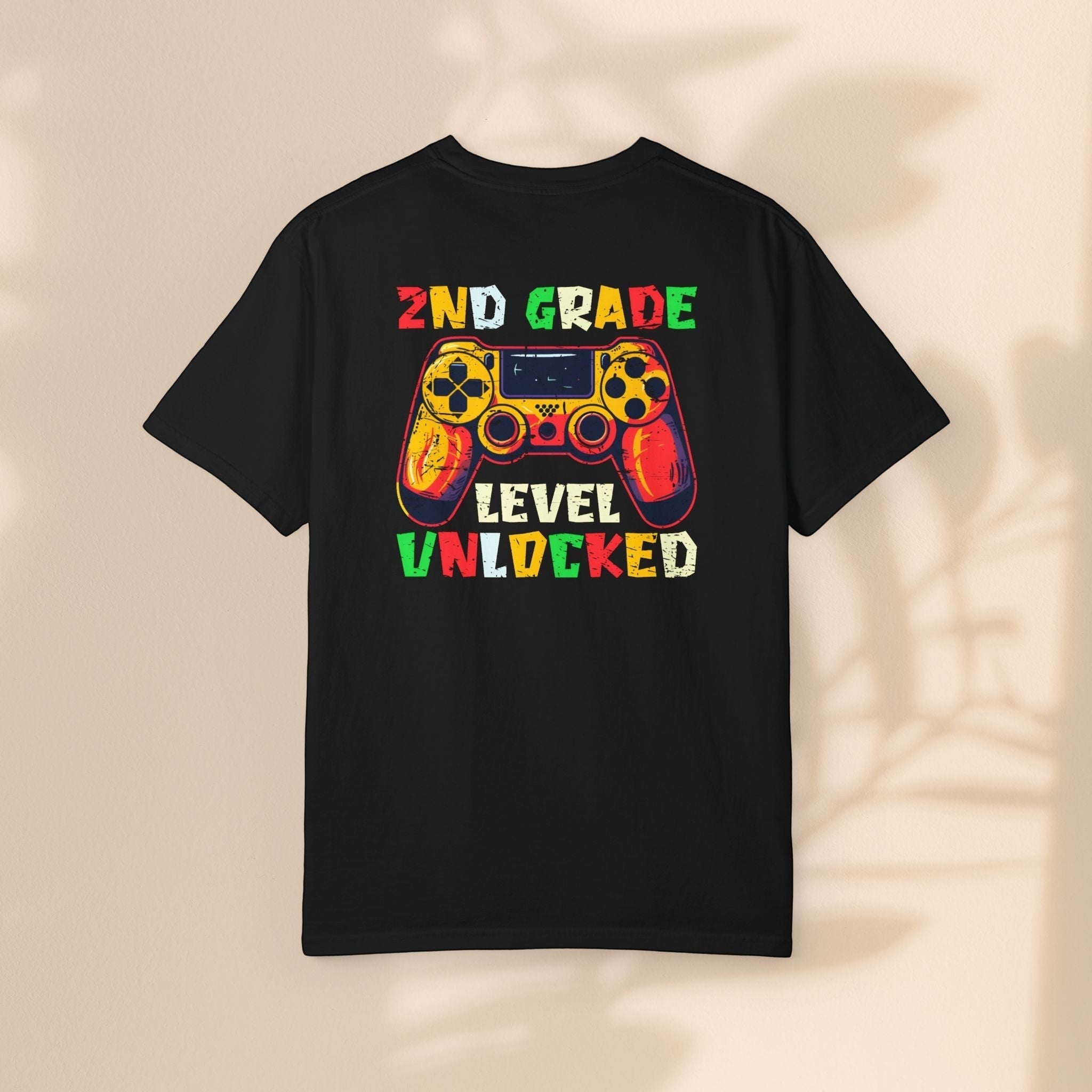 2nd Grade Gamer Kids T-Shirt – Level Unlocked Back to School Tee