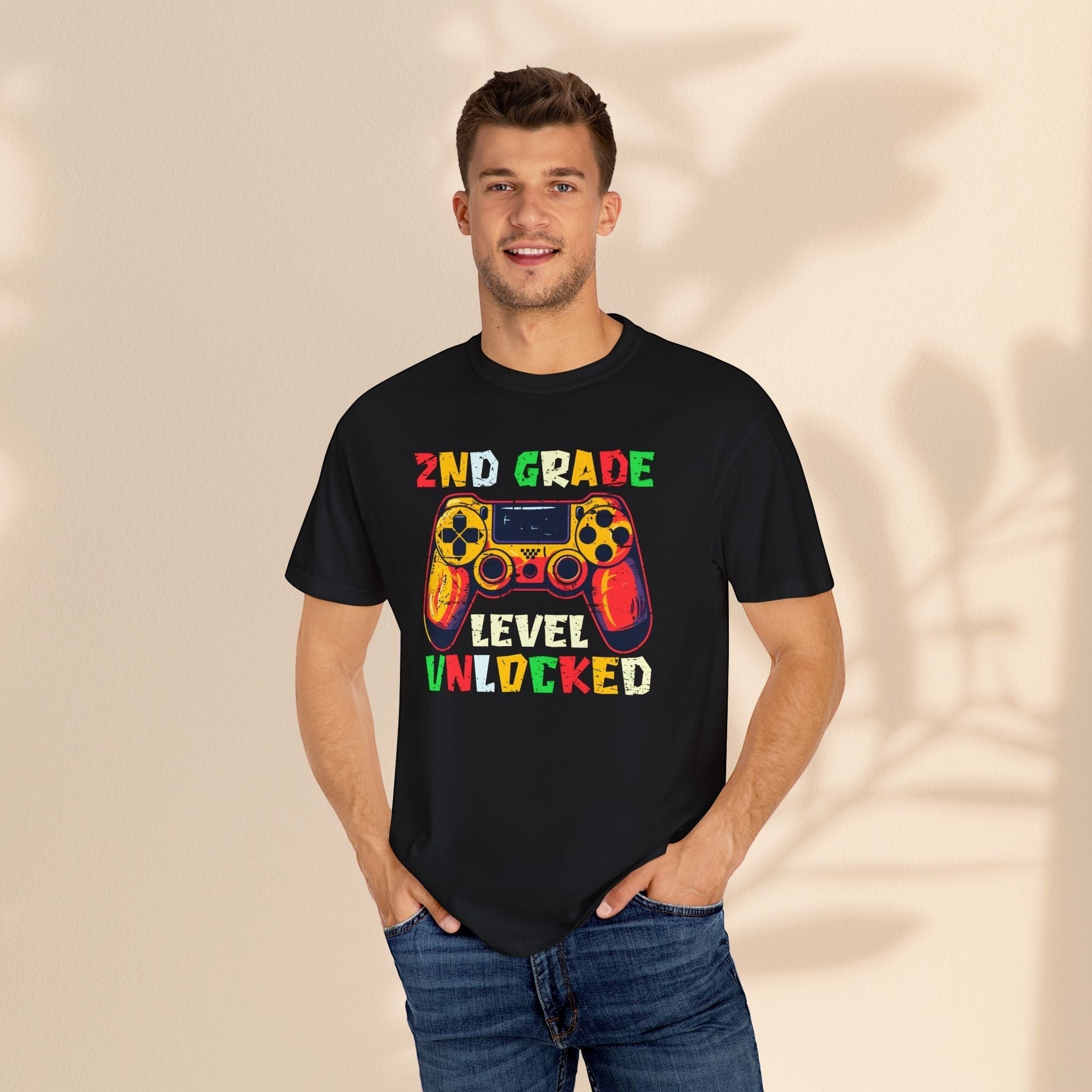 2nd Grade Gamer Kids T-Shirt – Level Unlocked Back to School Tee