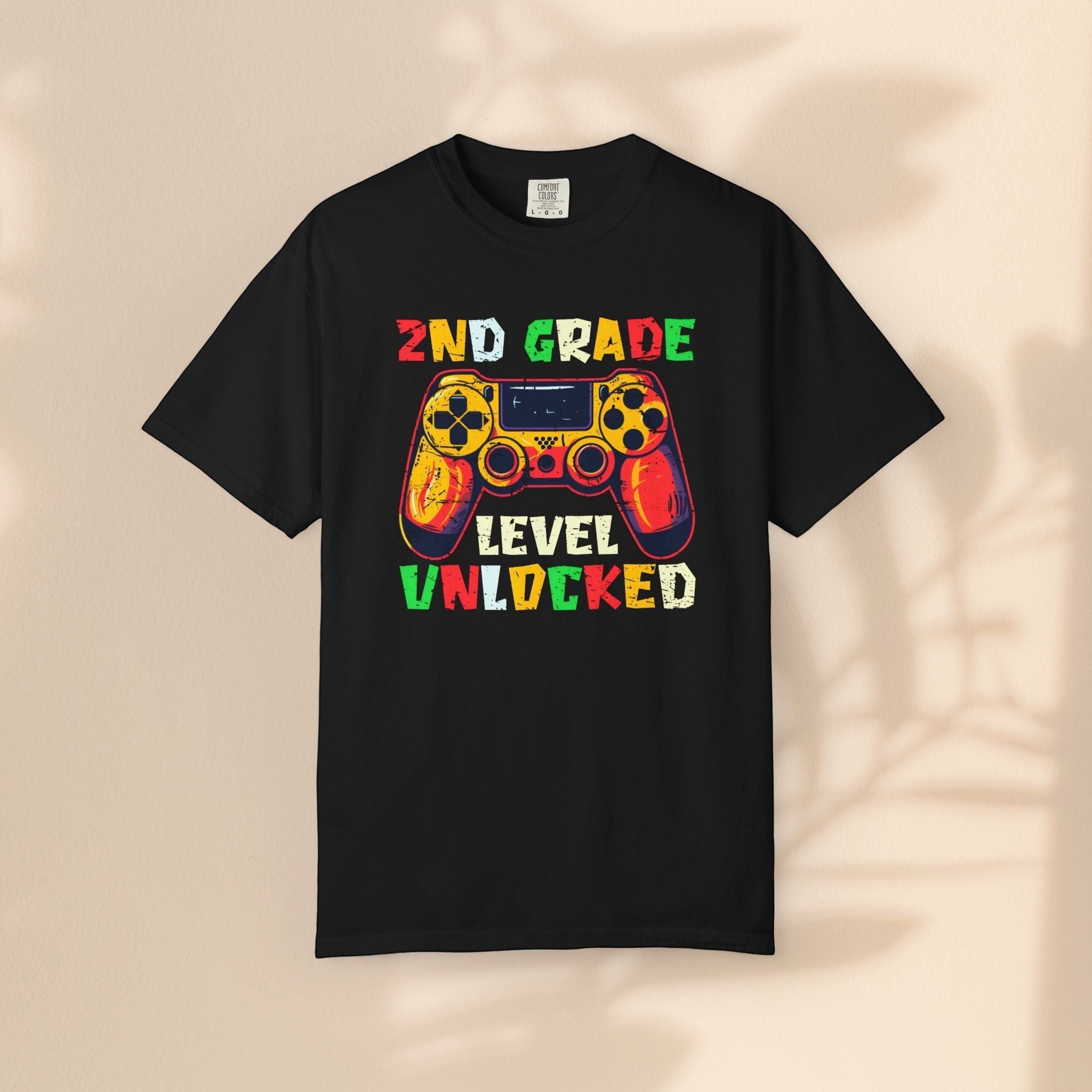 2nd Grade Gamer Kids T-Shirt – Level Unlocked Back to School Tee