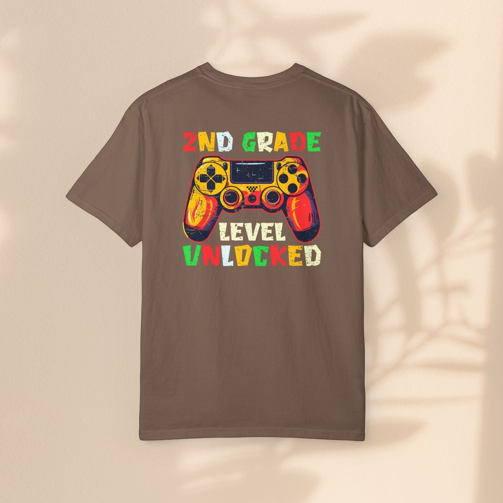 2nd Grade Gamer Kids T-Shirt – Level Unlocked Back to School Tee