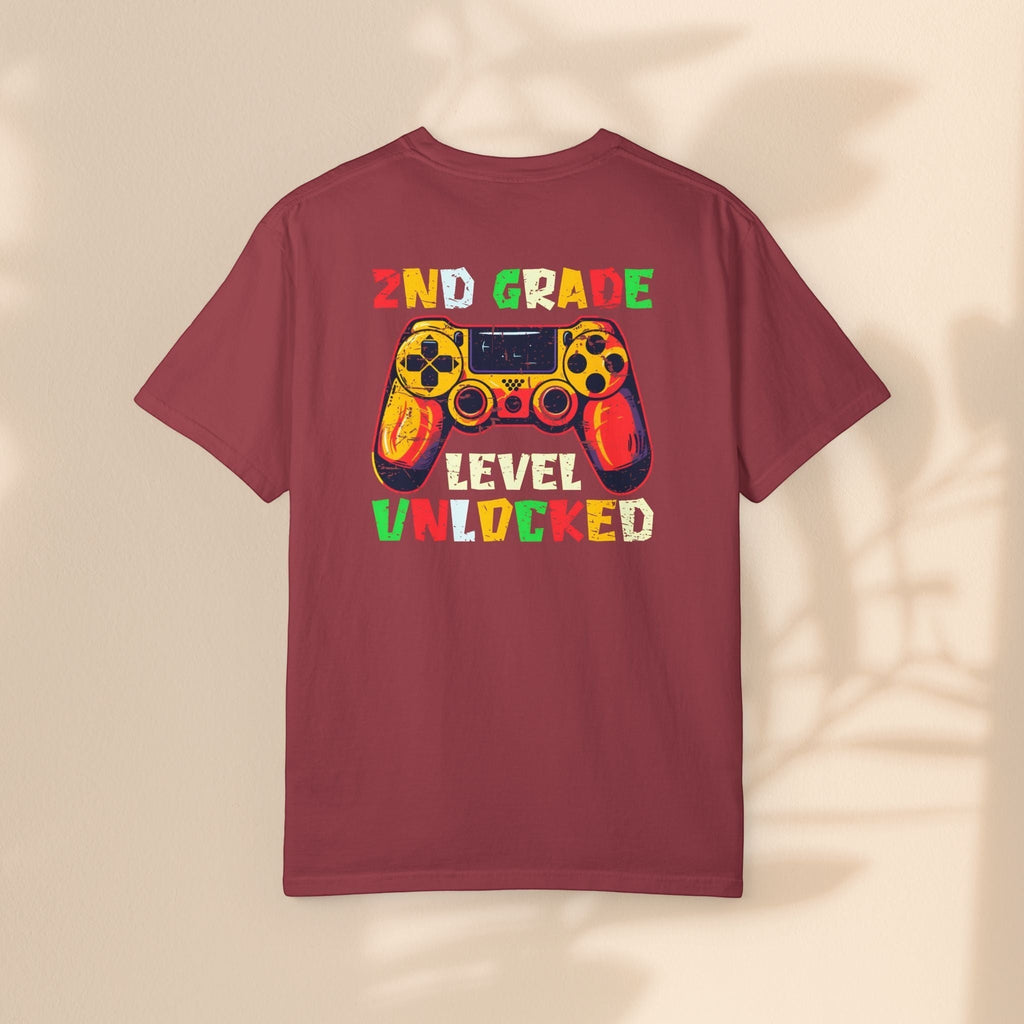 2nd Grade Gamer Kids T-Shirt – Level Unlocked Back to School Tee