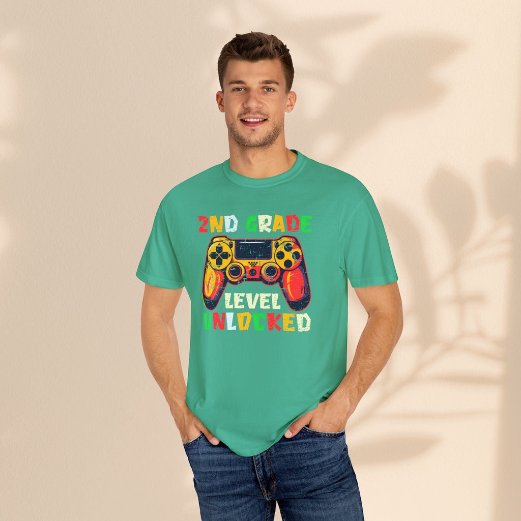 2nd Grade Gamer Kids T-Shirt – Level Unlocked Back to School Tee
