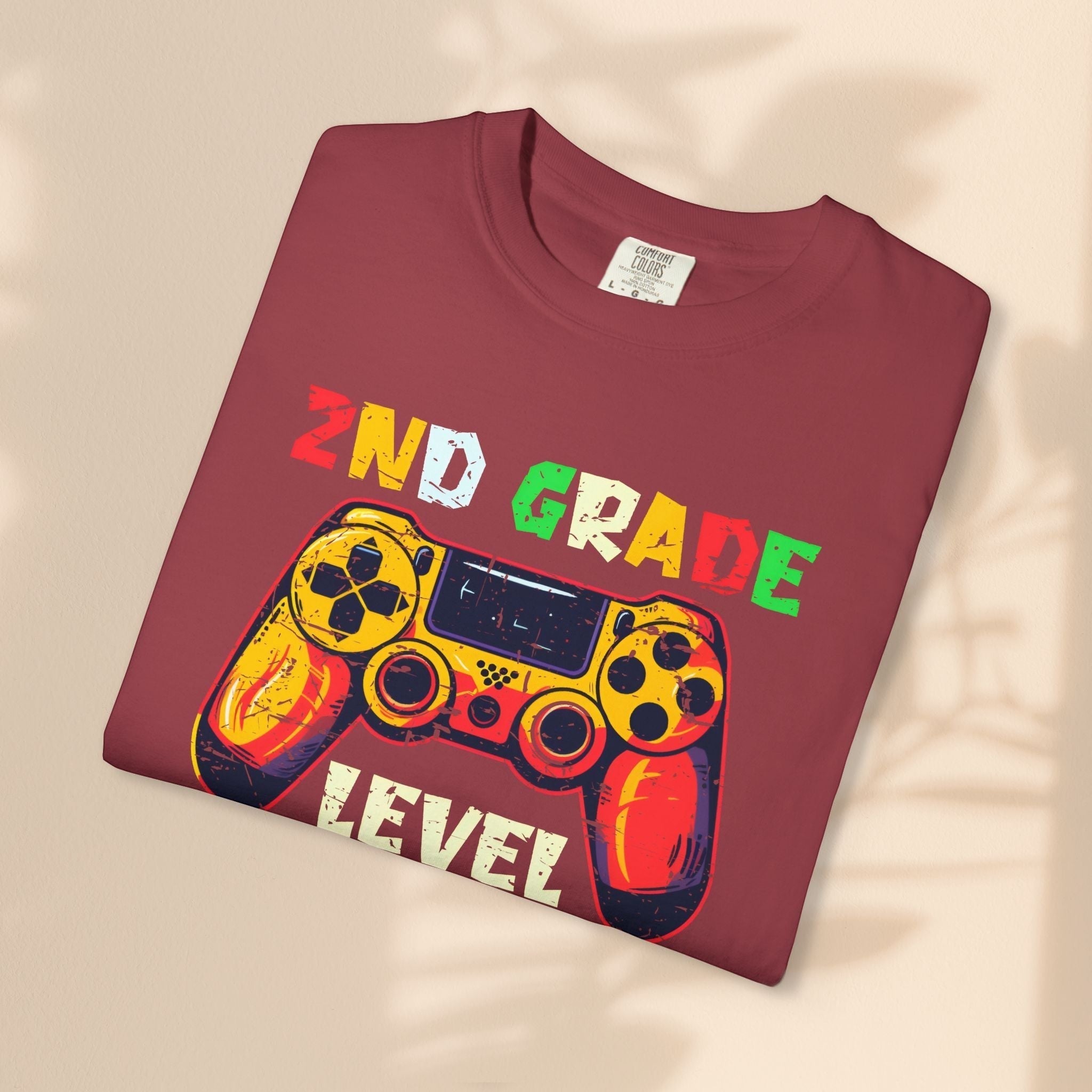 2nd Grade Gamer Kids T-Shirt – Level Unlocked Back to School Tee
